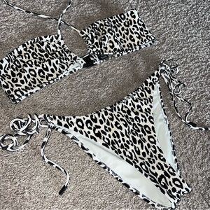 Triangl Leopard Print Bikini Set